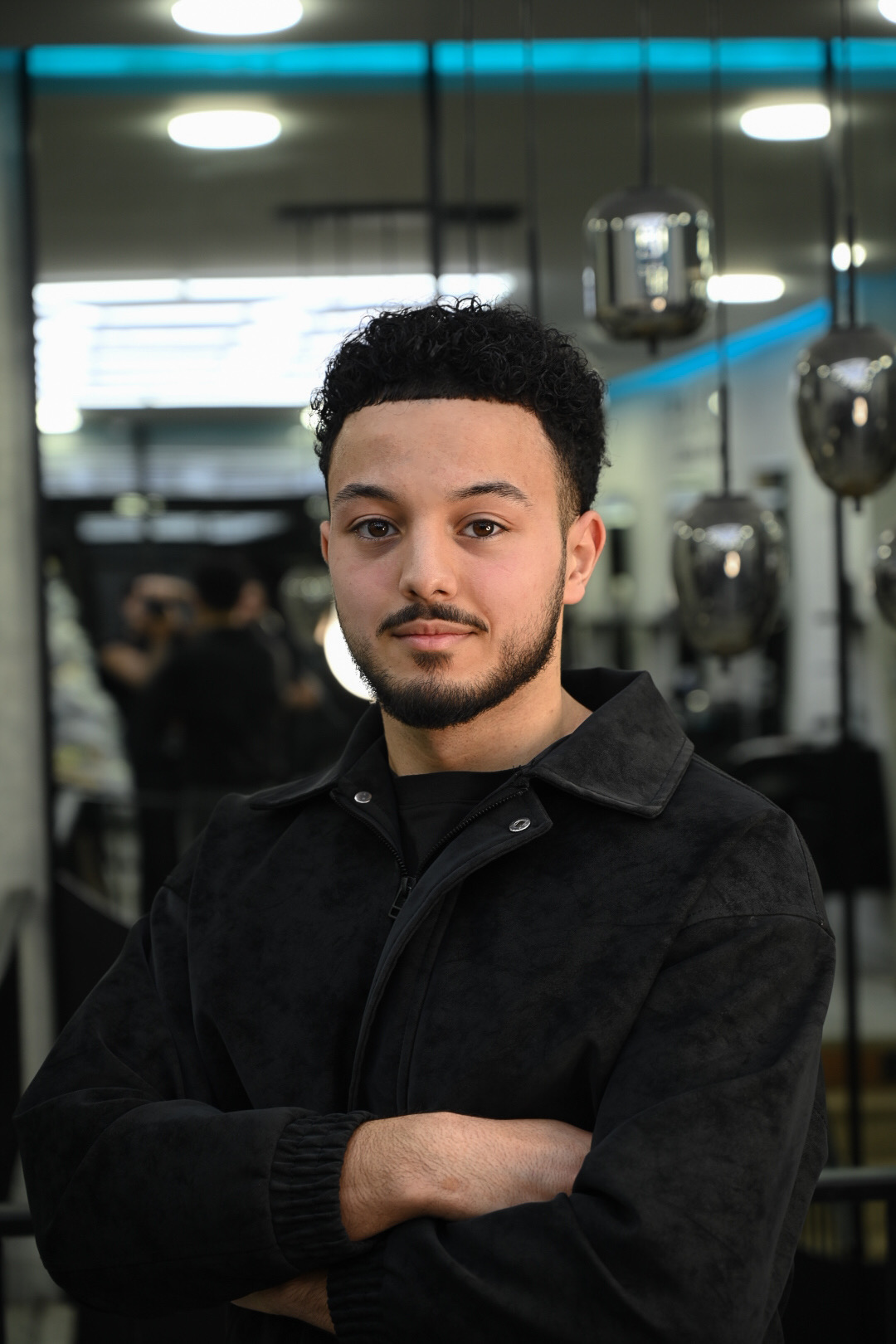 Portrait von Qusay, Barber