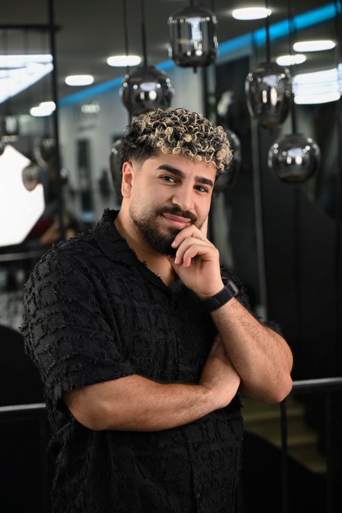 Portrait von Zohair, Stylist